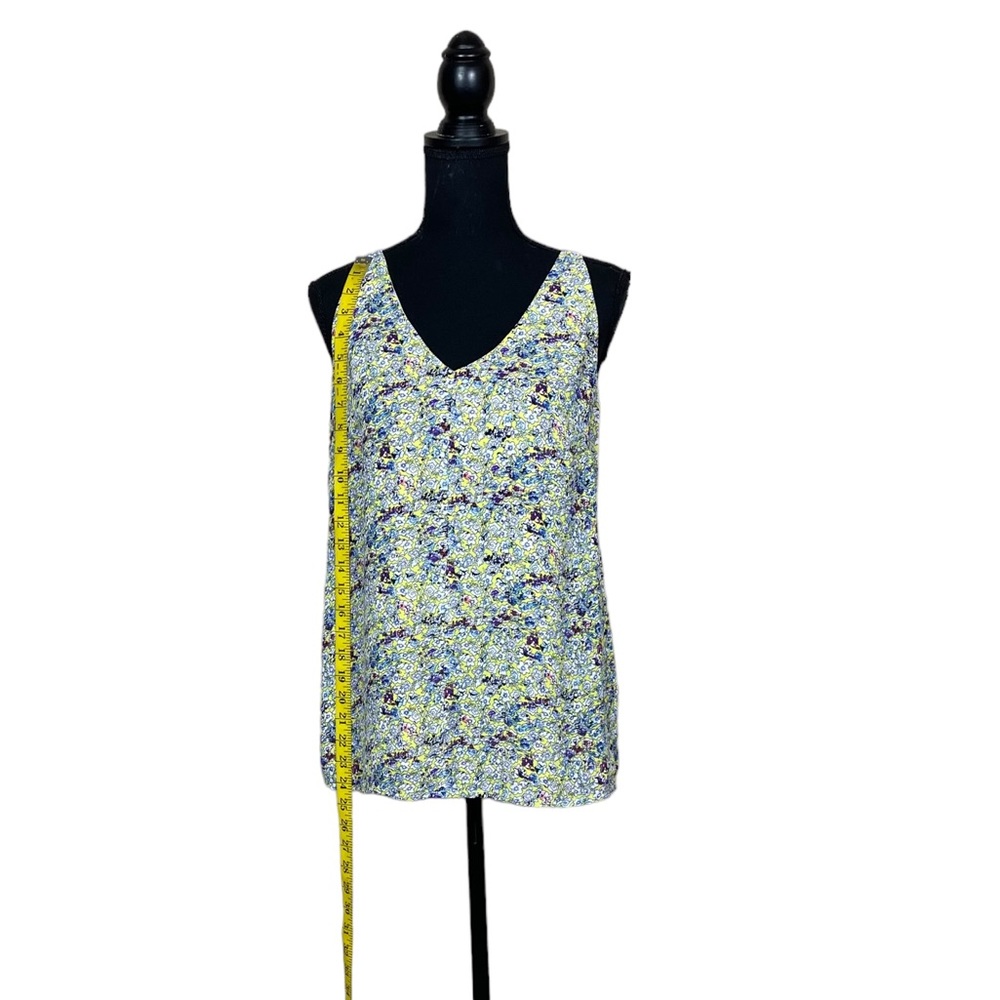EUC CAbi Floral Scatter Print Tank Top (GMH-R) - Picture 5 of 9